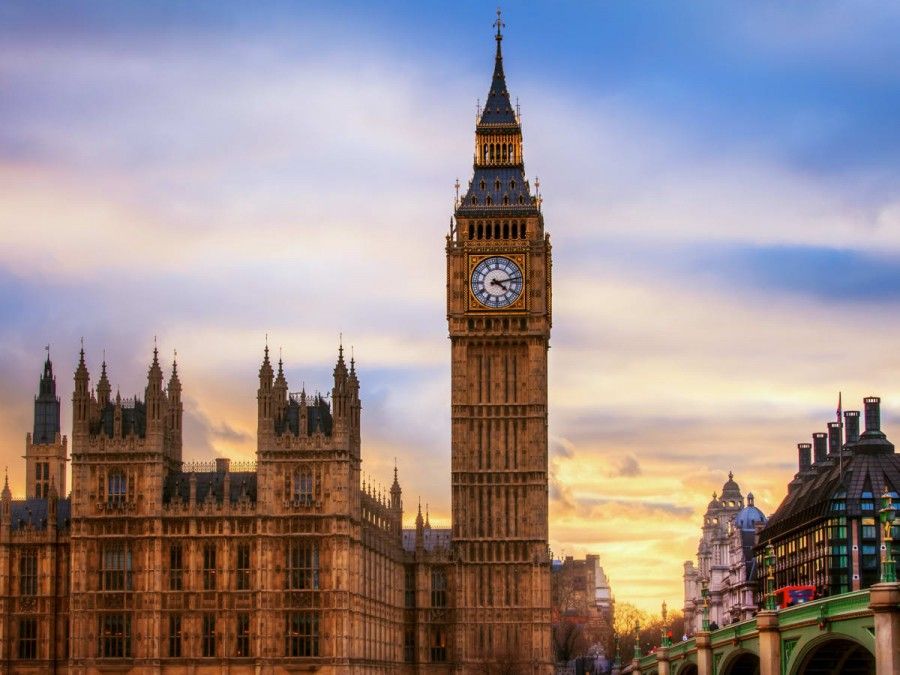 برج ساعت لندن یا بیگ بن اوج هنر و علم در انگلستان