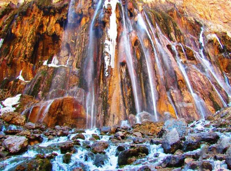 آبشار مارگون یکی از آبشارهای چشمه‌ای معروف جهان