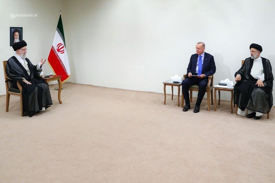  رییس‌جمهور ترکیه با رهبر انقلاب اسلامی دیدار و گفت‌وگو کرد