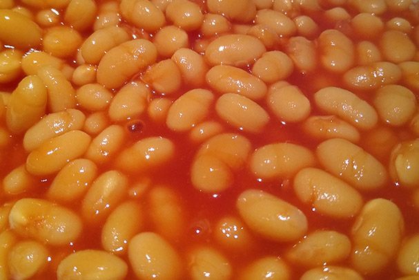خوردن لوبیا