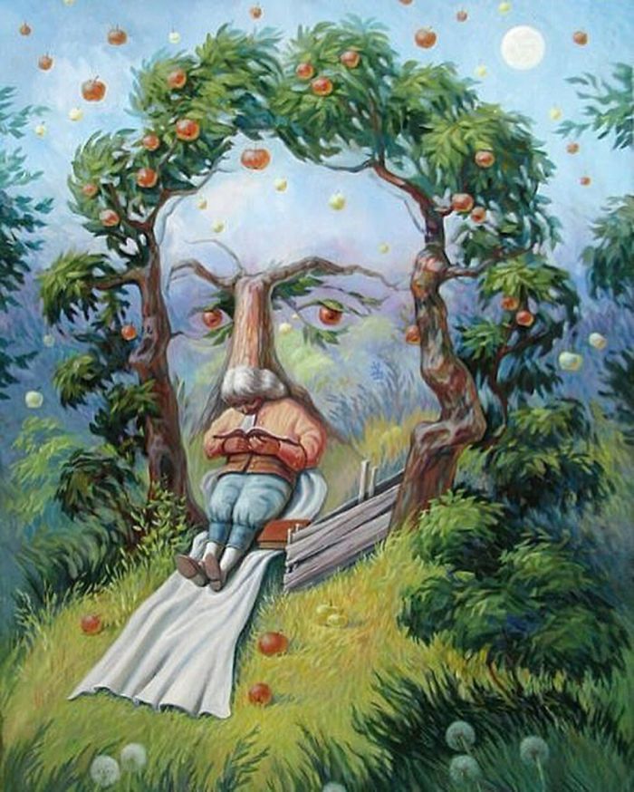اولگ شپلیاک و مجموعه نقاشی های ذهنی پیچیده