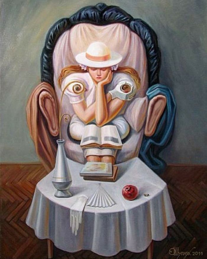 اولگ شپلیاک و مجموعه نقاشی های ذهنی پیچیده
