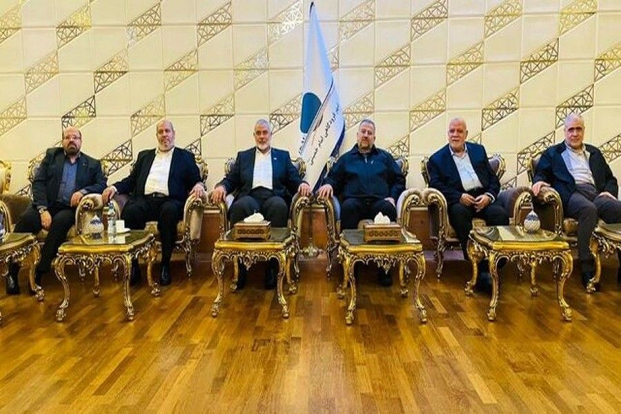 هیات حماس وارد تهران شد