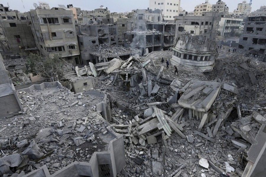 در قطعی ارتباطات و اینترنت اسرائیل غزه را شدیداً بمباران کرد