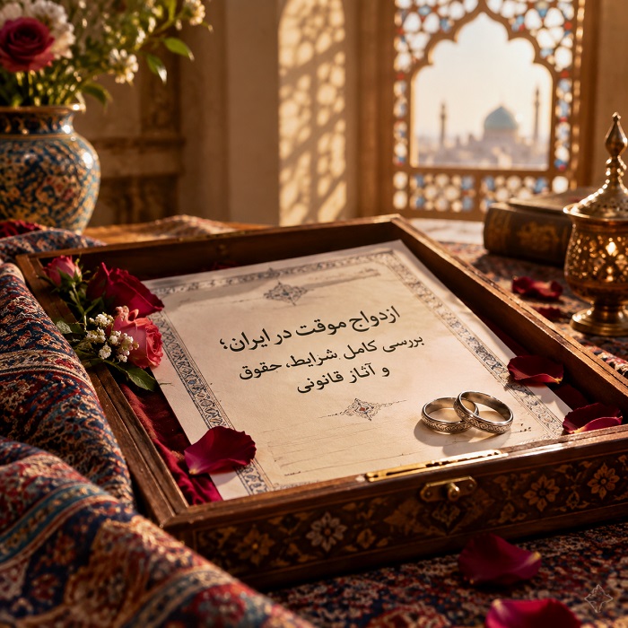 ازدواج موقت در ایران؛ بررسی کامل شرایط، حقوق و آثار قانونی