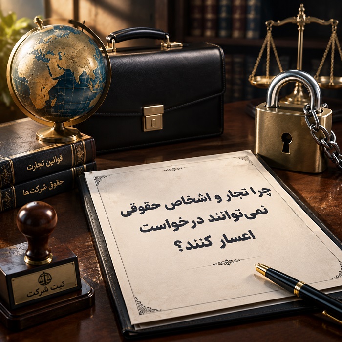 چرا تجار و اشخاص حقوقی نمیتوانند درخواست اعسار کنند؟