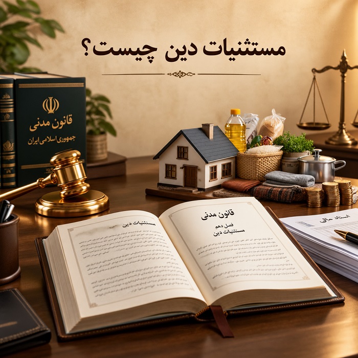 مستثنیات دین چیست؟ بررسی کامل مصادیق و شرایط مستثنیات دین در حقوق ایران