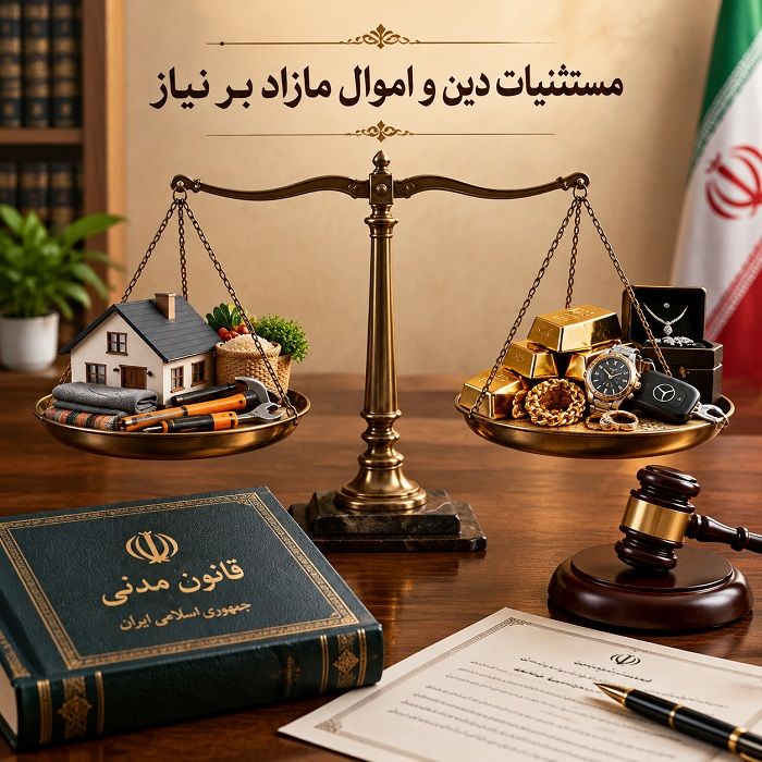 مستثنیات دین چیست؟ بررسی کامل مصادیق و شرایط مستثنیات دین در حقوق ایران