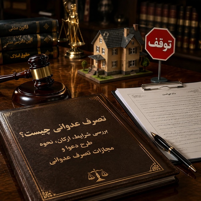 تصرف عدوانی چیست؟ بررسی شرایط، ارکان، نحوه طرح دعوا و مجازات تصرف عدوانی