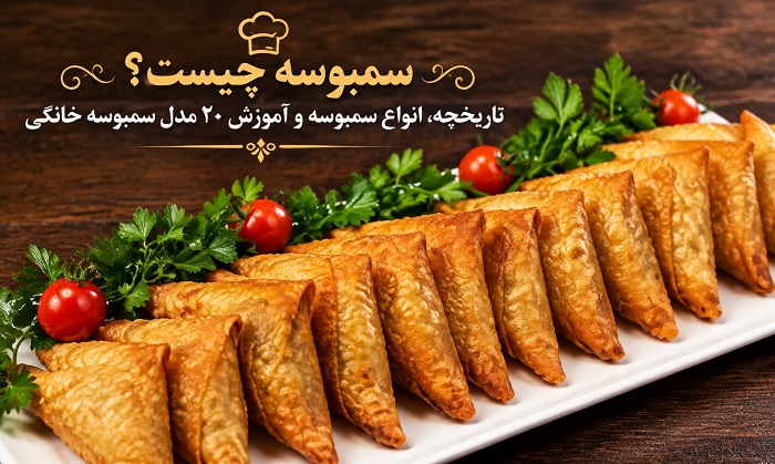 سمبوسه چیست؟ تاریخچه، انواع سمبوسه و آموزش ۲۰ مدل سمبوسه خانگی