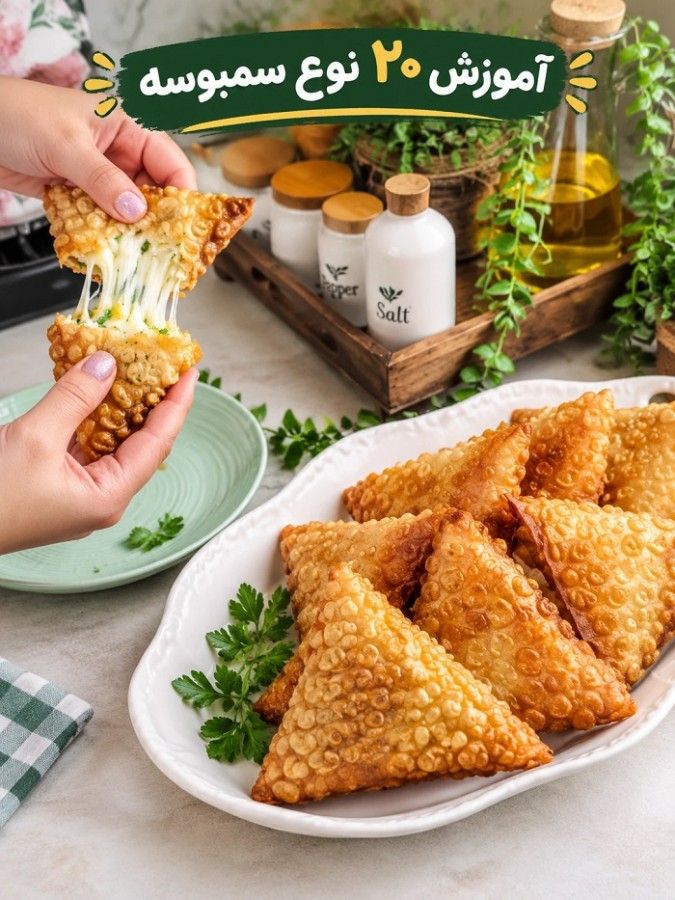 سمبوسه چیست؟ تاریخچه، انواع سمبوسه و آموزش ۲۰ مدل سمبوسه خانگی
