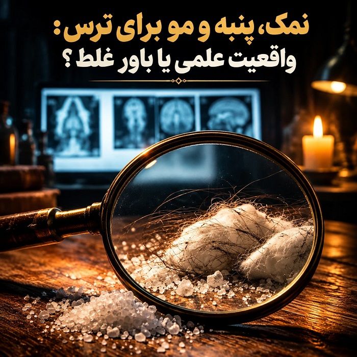 نمک، پنبه و مو برای ترس: واقعیت علمی یا باور غلط؟