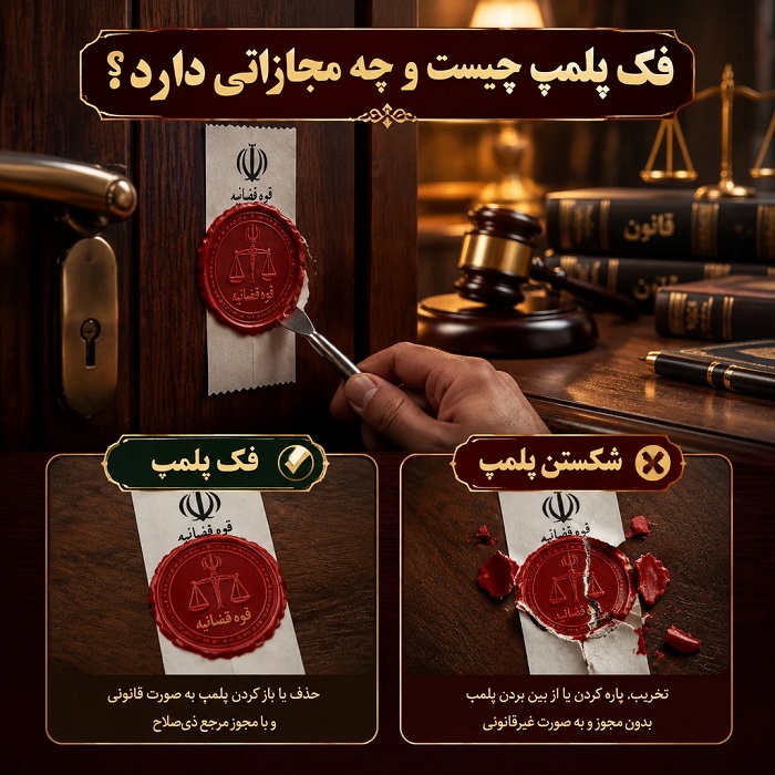فک پلمپ چیست و چه مجازاتی دارد؟ تفاوت فک و شکستن پلمپ