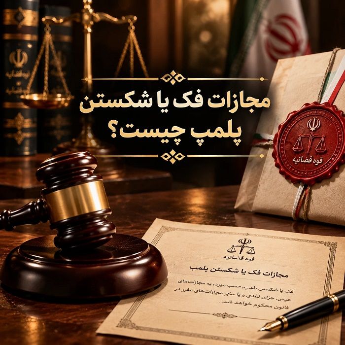 فک پلمپ چیست و چه مجازاتی دارد؟ تفاوت فک و شکستن پلمپ