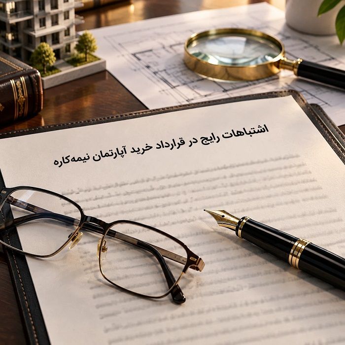 قرارداد خرید آپارتمان نیمهکاره چگونه تنظیم میشود؟