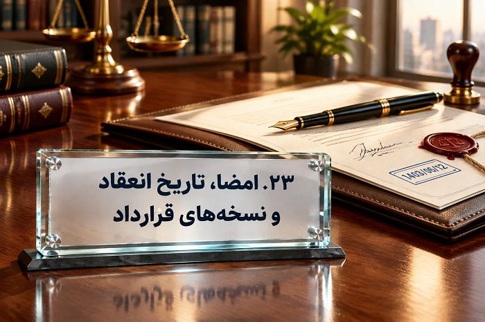 قرارداد پیمانکاری شامل چه بندهایی است؟ راهنمای حقوقی تنظیم قرارداد و پیشگیری از اختلافات مالی