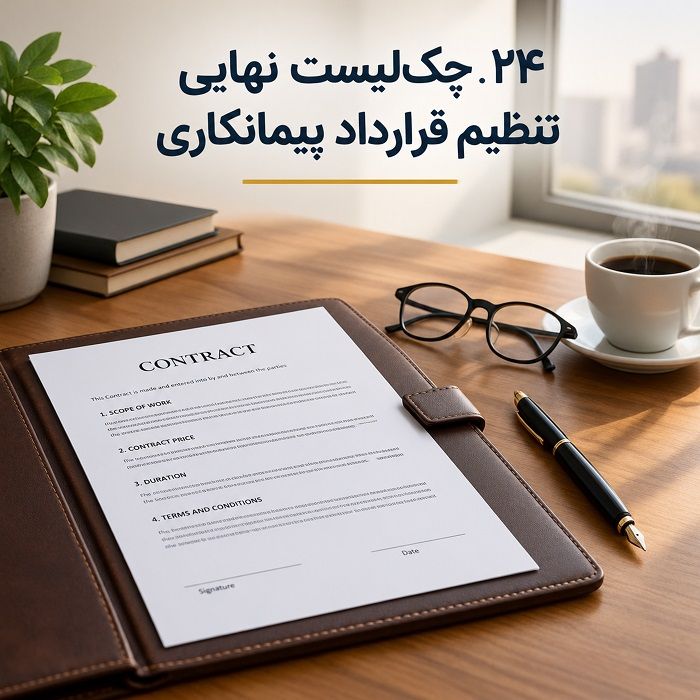 قرارداد پیمانکاری شامل چه بندهایی است؟ راهنمای حقوقی تنظیم قرارداد و پیشگیری از اختلافات مالی