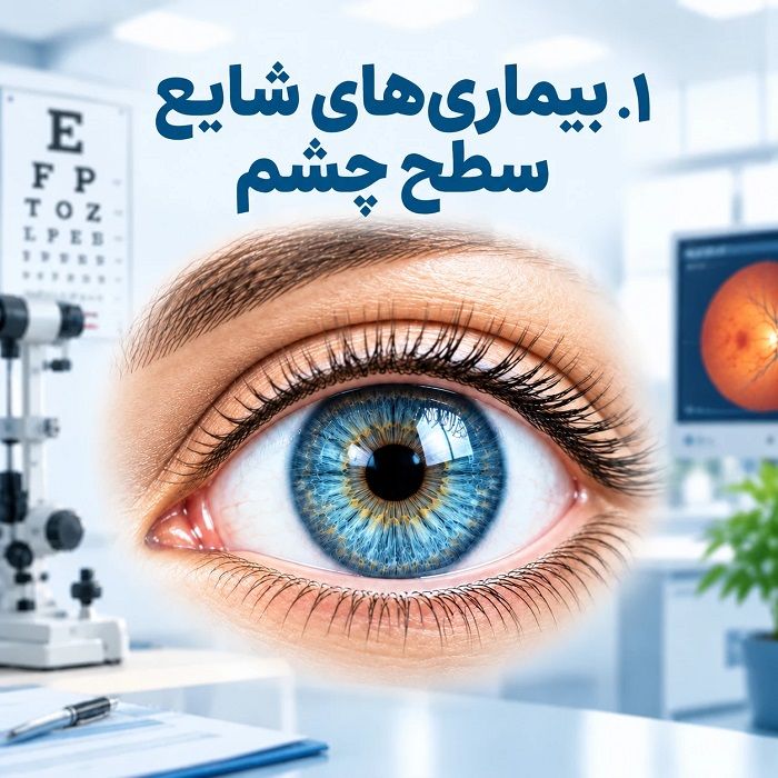 انواع بیماریهای چشم؛ معرفی شایعترین بیماریها، علائم، علل و روشهای درمان
