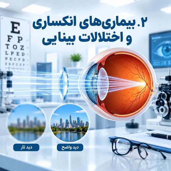 انواع بیماریهای چشم؛ معرفی شایعترین بیماریها، علائم، علل و روشهای درمان