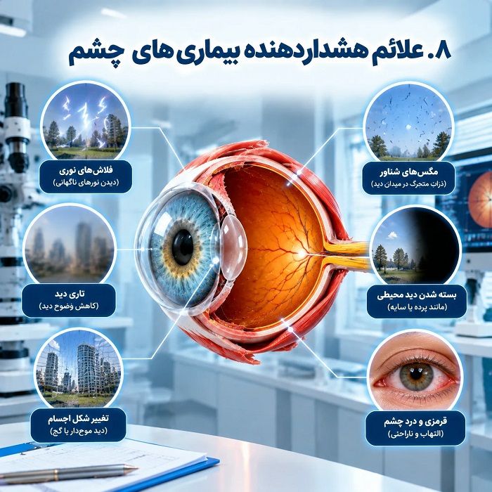 انواع بیماریهای چشم؛ معرفی شایعترین بیماریها، علائم، علل و روشهای درمان