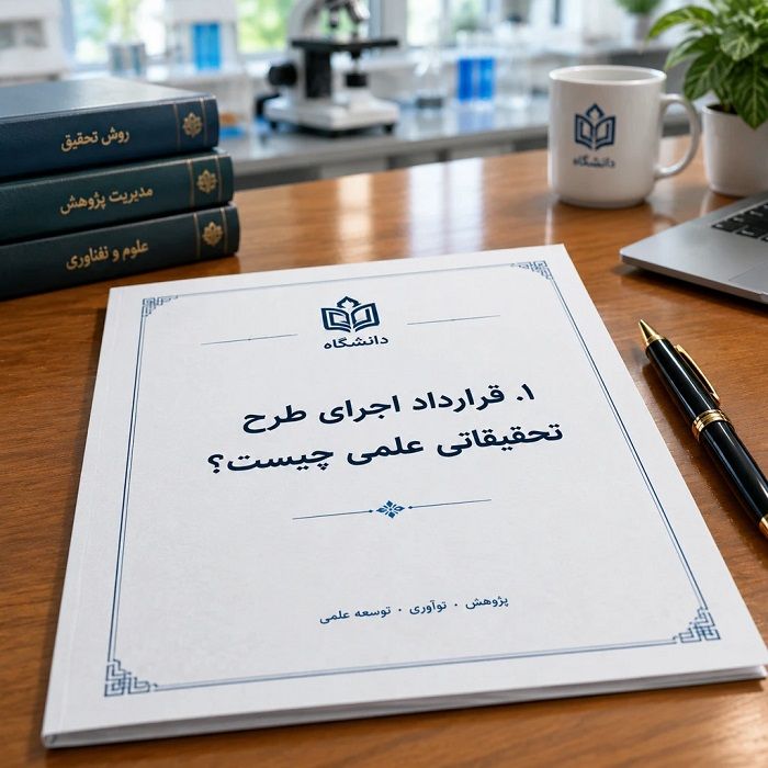 قرارداد اجرای طرح تحقیقاتی علمی؛ شرایط، بندها و تعهدات طرفین