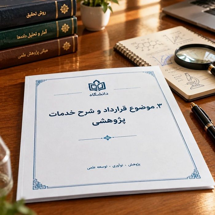 قرارداد اجرای طرح تحقیقاتی علمی؛ شرایط، بندها و تعهدات طرفین