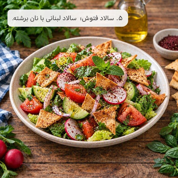 آموزش ۲۰ مدل سالاد بین‌المللی؛ طرز تهیه سالادهای خوشمزه از سراسر دنیا