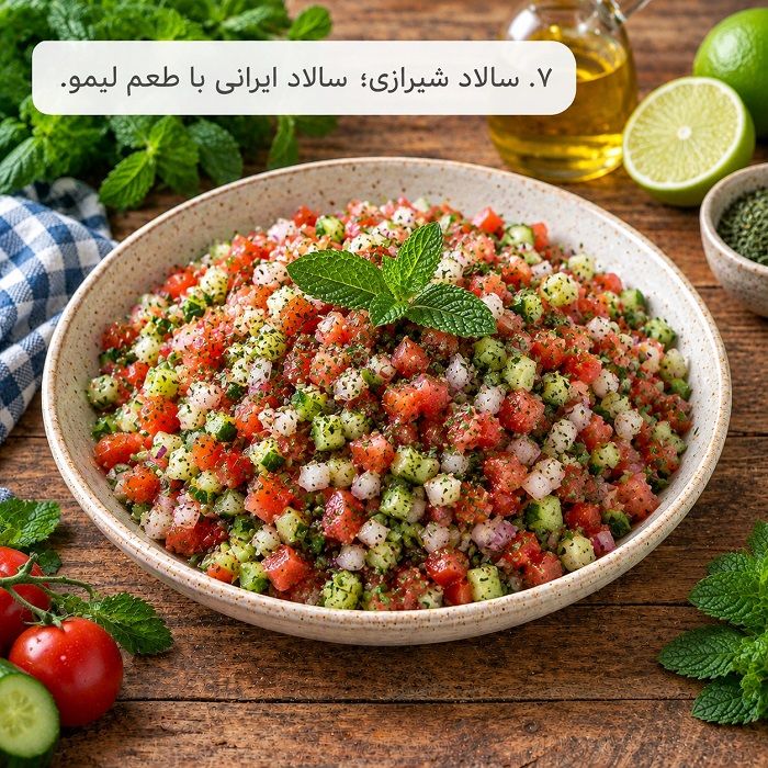 آموزش ۲۰ مدل سالاد بین‌المللی؛ طرز تهیه سالادهای خوشمزه از سراسر دنیا