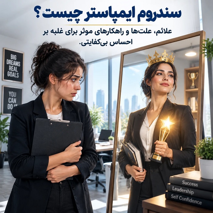 سندروم ایمپاستر چیست؟ علائم، علتها و راهکارهای مؤثر برای غلبه بر احساس بیکفایتی