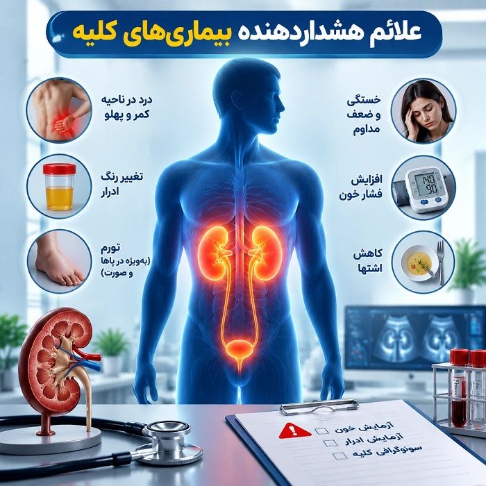 مقاله جامع انواع بیماریهای کلیه؛ علائم، علتها، روشهای تشخیص و درمان