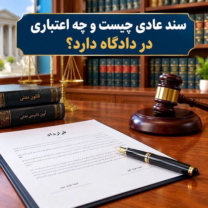 سند عادی دارم؛ چطور مالکیت خود را در دادگاه ثابت کنم؟