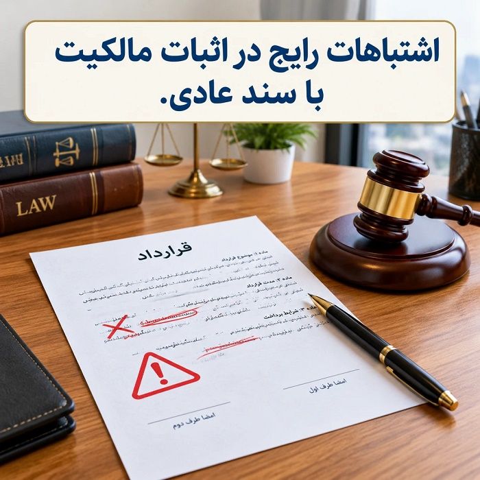 سند عادی دارم؛ چطور مالکیت خود را در دادگاه ثابت کنم؟