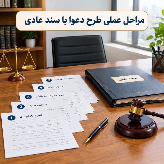 سند عادی دارم؛ چطور مالکیت خود را در دادگاه ثابت کنم؟