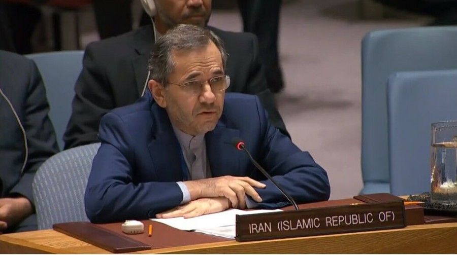 تخت روانچی: اعضای شورای امنیت از اقدام آمریکا برای تمدید تحریم تسلیحاتی ایران حمایت نمیکنند