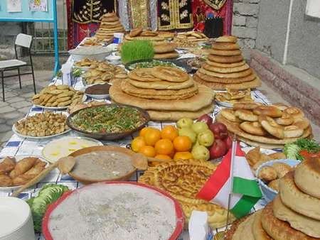 تاریخچه‌ جشن نوروز در تاجیکستان | آیین های نوروزی در تاجیکستان | هفت شین در تاجیکستان | اسامی نوروزی کودکان در تاجیکستان