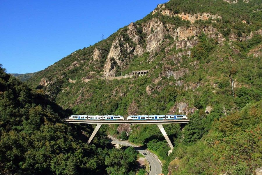 راه‌آهن کن فرانسه به ونتیمیگلیای ایتالیا