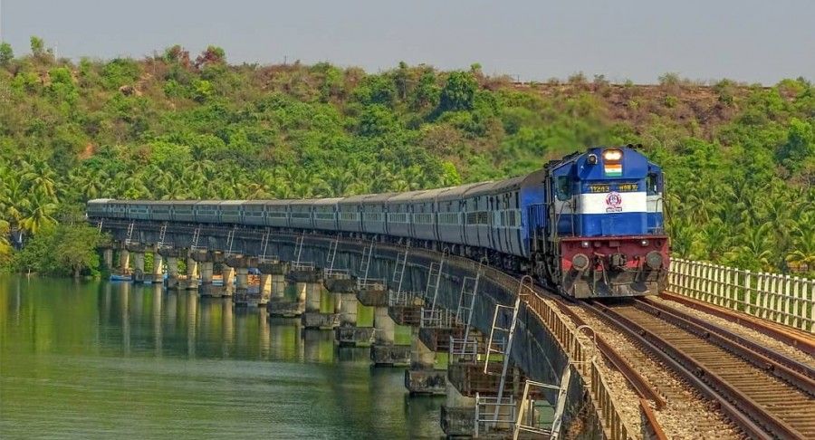 راه‌آهن بمبئی به مارگائو در هند