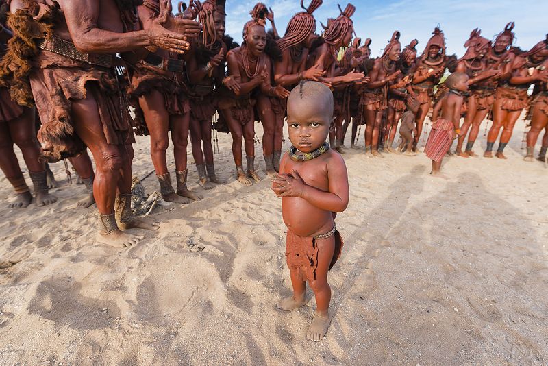 قبیله هیمبا در نامیبیا