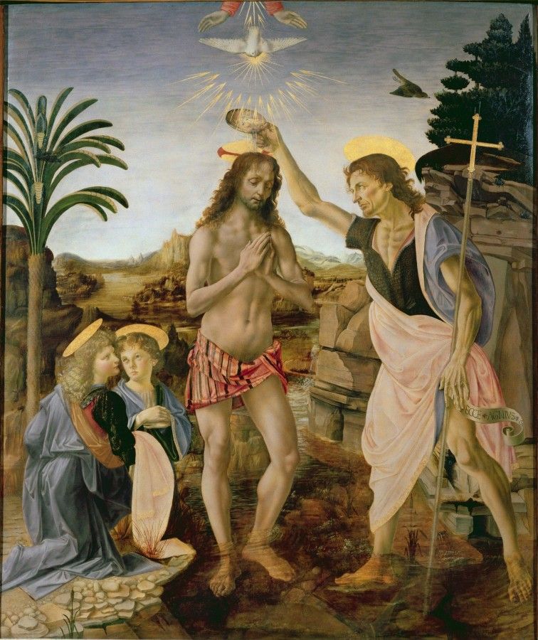 تابلوی نقاشی تعمید مسیح