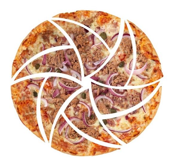  برش پیتزا به قسمت های مساوی توسط دو ریاضیدان در انگلیس