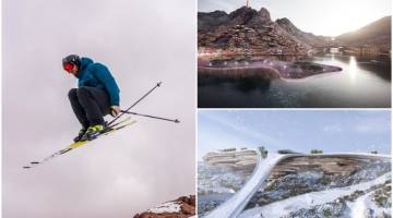 عربستان، مقصد جدید اسکی‌بازان: پیست اسکی تروجنا در بیابان